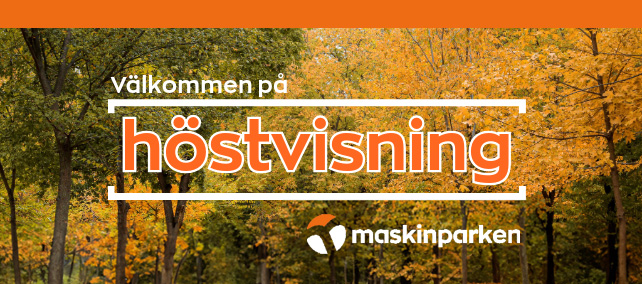 Maskinparkens höstvisningar 2024